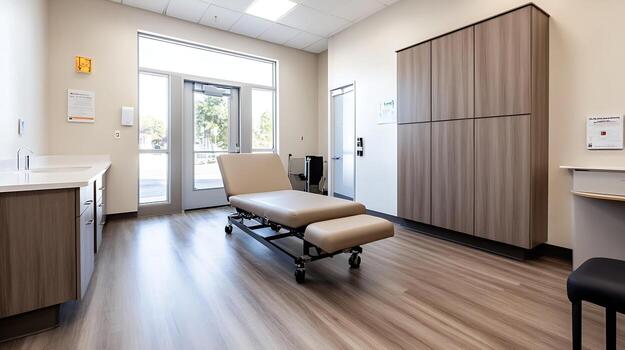 Professional clinic room at Cardy Sports Clinic Abingdon Oxfordshire